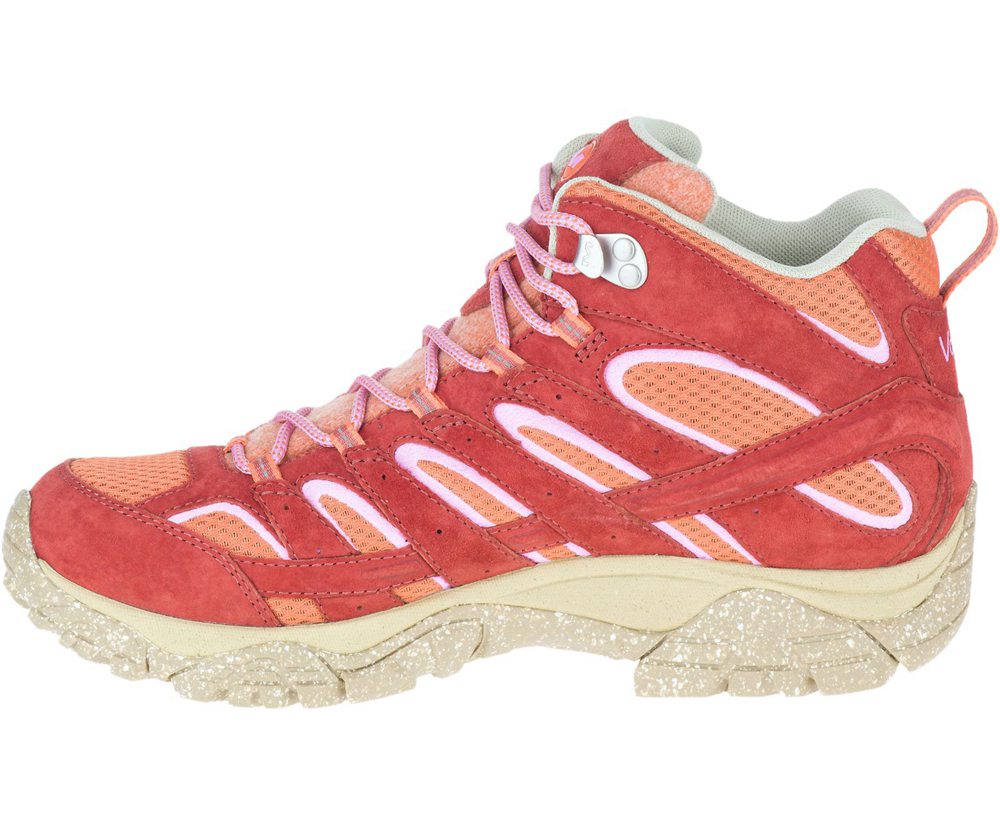 Merrell Støvler Herre - Moab 2 Mid Eco Waterproof X Outdoor Voices - Orange - PLX465901